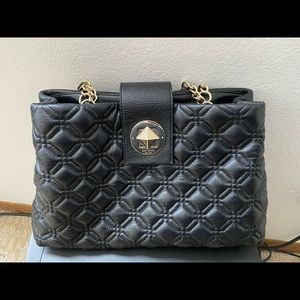 Kate Spade - Black Quilted Shoulder Bag